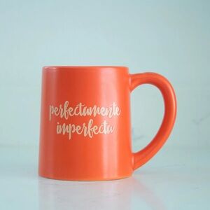 Perfectamente Imperfecta 14 oz Orange Mug